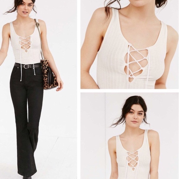 Urban Outfitters Lace-Up Tank Top - Picture 1 of 1